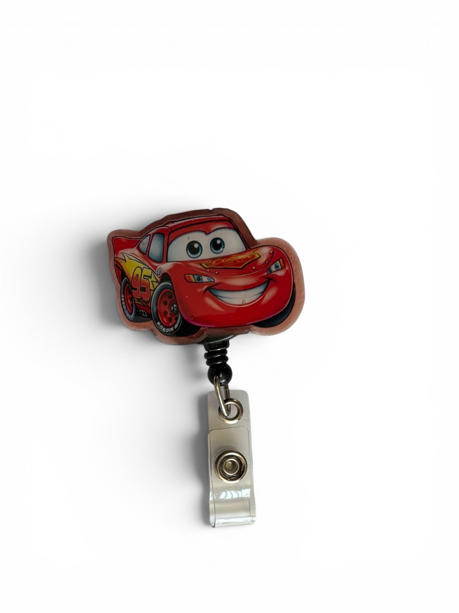 Race Car badge Reel